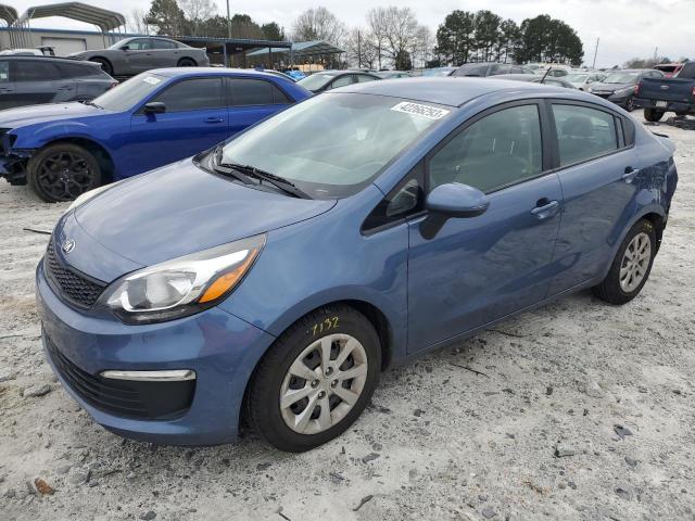 KIA RIO LX 2016 with VIN KNADM4A34G6586874 - Photo from auction
