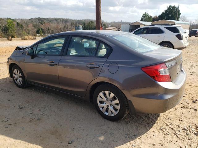 Photo 2 from auction – 2012 HONDA CIVIC LX with VIN 2HGFB2F59CH523568