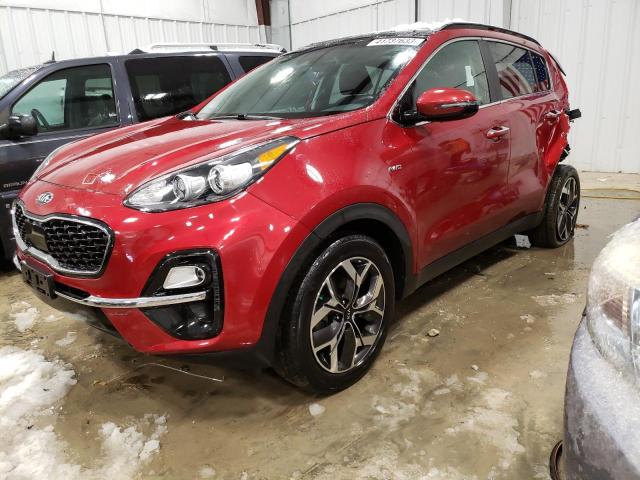 Photo 1 from auction – 2021 KIA SPORTAGE E with VIN KNDPNCAC7M7857410