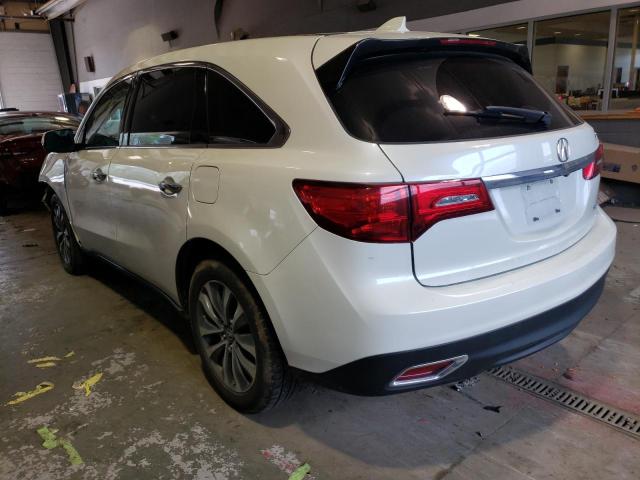 Photo 2 from auction – 2016 ACURA MDX TECHNO with VIN 5FRYD4H66GB044621