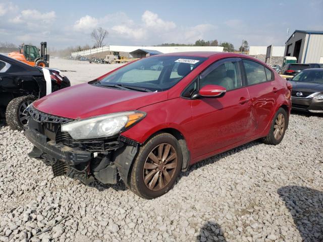 KIA FORTE LX 2014 with VIN KNAFX4A63E5182137 - Photo from auction