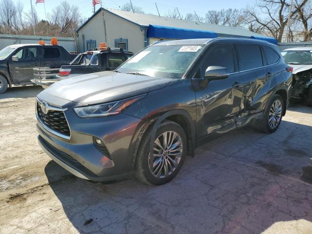 TOYOTA HIGHLANDER 2021 with VIN 5TDFZRBH4MS086987 - Photo from auction