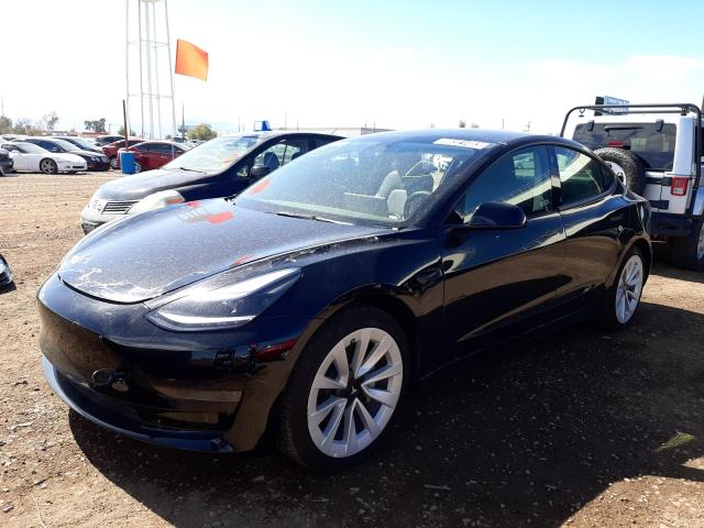 TESLA MODEL 3 2022 with VIN 5YJ3E1EA9NF191139 - Photo from auction