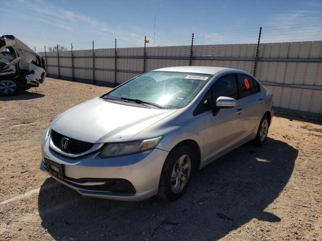 HONDA CIVIC LX 2014 with VIN 2HGFB2F56EH527354 - Photo from auction