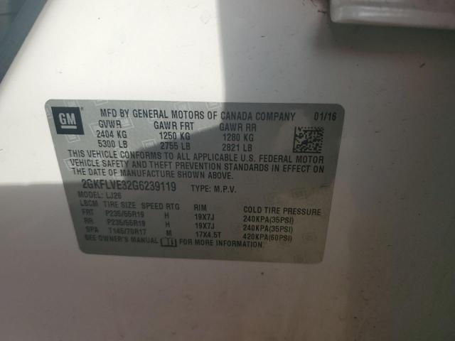 Photo 14 from auction – 2016 GMC TERRAIN DE with VIN 2GKFLVE32G6239119