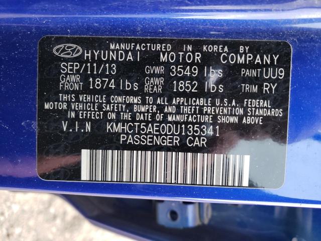 Photo 14 from auction – 2013 HYUNDAI ACCENT GLS with VIN KMHCT5AE0DU135341