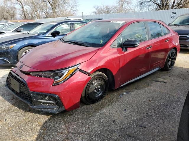 TOYOTA COROLLA SE 2022 with VIN 5YFS4MCE0NP104111 - Photo from auction