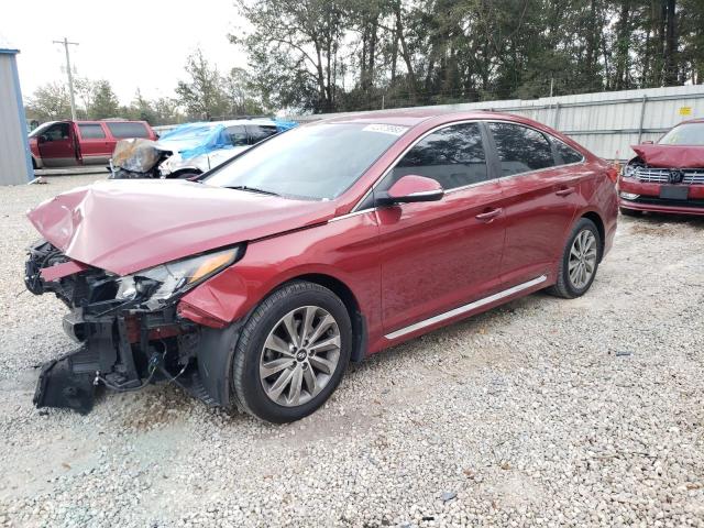 HYUNDAI SONATA 2015 with VIN 5NPE34AF3FH249671 - Photo from auction