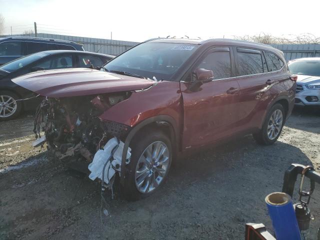 TOYOTA HIGHLANDER 2022 with VIN 5TDXBRCH4NS545217 - Photo from auction