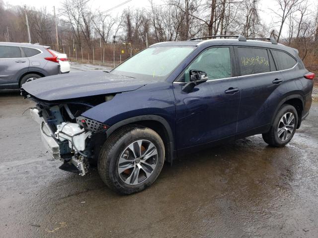 Photo 1 from auction – 2022 TOYOTA HIGHLANDER with VIN 5TDGZRBHXNS214686