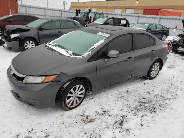 HONDA CIVIC LX 2012 with VIN 2HGFB2F54CH010356 - Photo from auction