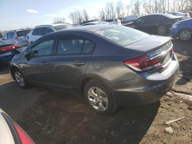 Photo 2 from auction – 2013 HONDA CIVIC LX with VIN 19XFB2F56DE215768