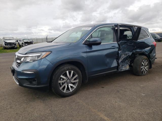 Photo 1 from auction – 2021 HONDA PILOT EXL with VIN 5FNYF5H57MB010398