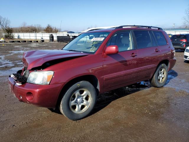 TOYOTA HIGHLANDER 2006 with VIN JTEGD21A660140869 - Photo from auction
