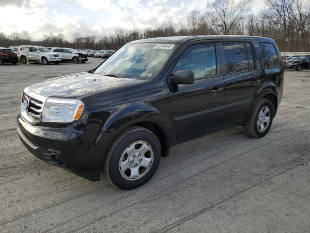 HONDA PILOT LX 2013 with VIN 5FNYF4H23DB020961 - Photo from auction