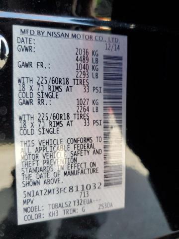 Photo 14 from auction – 2015 NISSAN ROGUE S with VIN 5N1AT2MT3FC811032