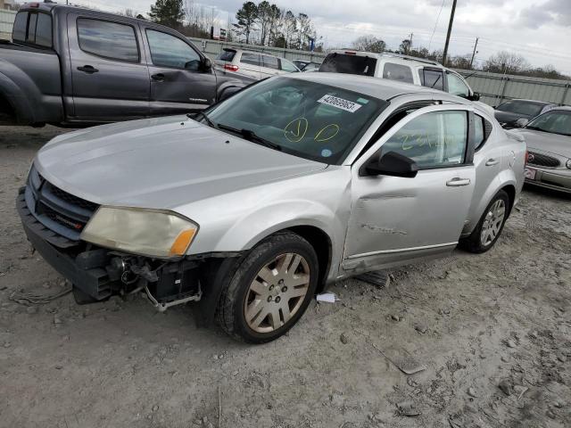 DODGE AVENGER SE 2012 with VIN 1C3CDZAB3CN285410 - Photo from auction