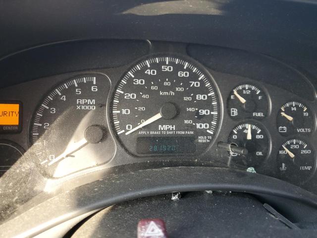 Photo 9 from auction – 2002 CHEVROLET AVALANCHE with VIN 3GNEC13T82G290034