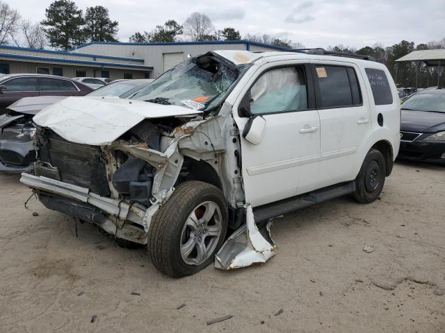 HONDA PILOT EXLN 2012 with VIN 5FNYF4H77CB055626 - Photo from auction