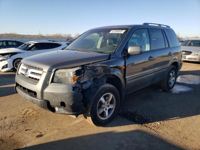 HONDA PILOT EXL 2008 with VIN 5FNYF18508B002724 - Photo from auction