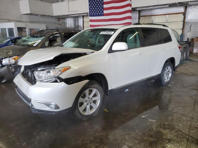 TOYOTA HIGHLANDER 2013 with VIN 5TDZA3EH3DS031430 - Photo from auction