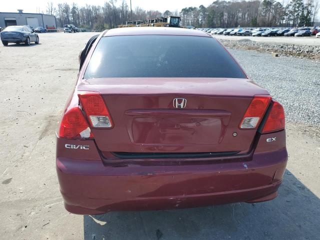 Photo 6 from auction – 2005 HONDA CIVIC EX with VIN 2HGES26725H548571