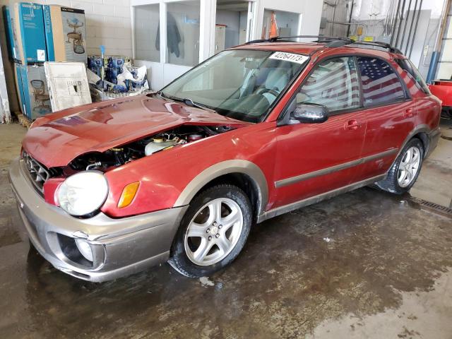 SUBARU IMPREZA OU 2002 with VIN JF1GG68582H832354 - Photo from auction