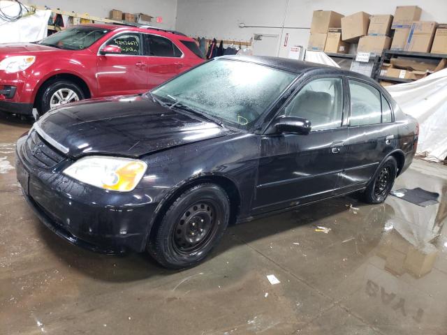 HONDA CIVIC LX 2001 with VIN 2HGES16591H542737 - Photo from auction