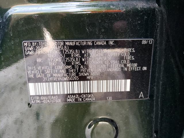 Photo 14 from auction – 2013 TOYOTA RAV4 LIMIT with VIN 2T3YFREV4DW050265