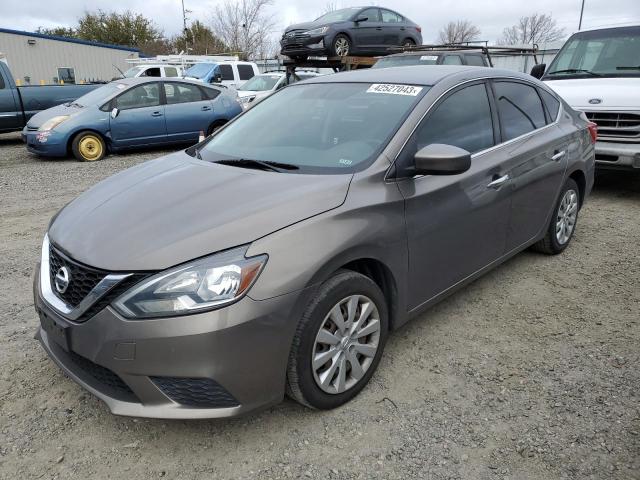 NISSAN SENTRA S 2017 with VIN 3N1AB7AP2HL643731 - Photo from auction