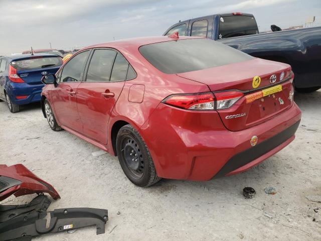 Photo 2 from auction – 2021 TOYOTA COROLLA LE with VIN JTDEPMAE1MJ145499