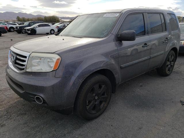 HONDA PILOT LX 2014 with VIN 5FNYF3H2XEB022525 - Photo from auction