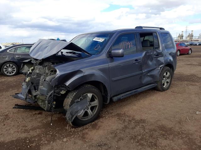 HONDA PILOT EX 2015 with VIN 5FNYF3H45FB008812 - Photo from auction