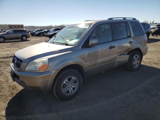 HONDA PILOT EX 2004 with VIN 2HKYF18484H508739 - Photo from auction