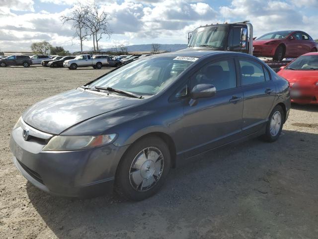 Photo 1 from auction – 2008 HONDA CIVIC HYBR with VIN JHMFA36258S026321