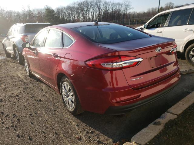 Photo 2 from auction – 2019 FORD FUSION S with VIN 3FA6P0G73KR166000