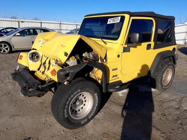 JEEP WRANGLER X 2004 with VIN 1J4FA39S94P735404 - Photo from auction
