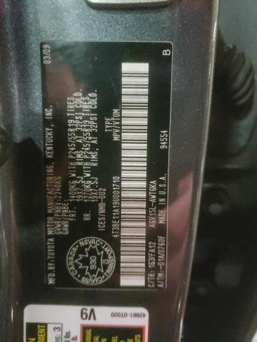 Photo 14 from auction – 2009 TOYOTA VENZA with VIN 4T3BE11A19U001710