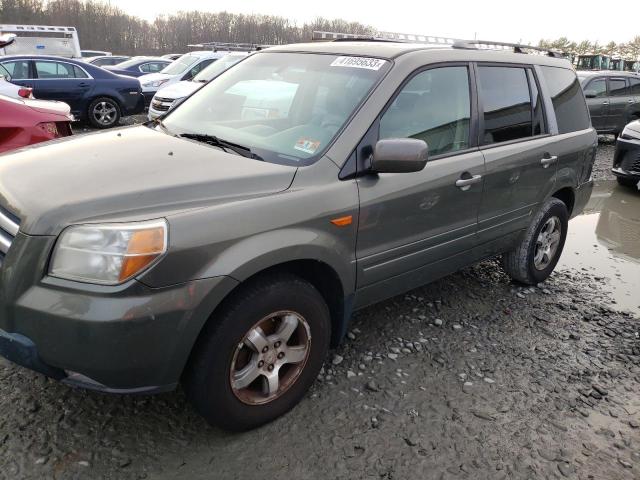 HONDA POILOT 2007 with VIN 2HKYF18667H505862 - Photo from auction