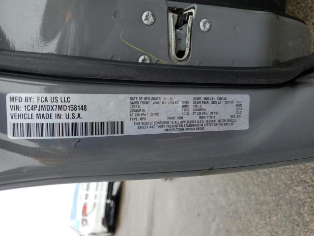 Photo 14 from auction – 2021 JEEP CHEROKEE L with VIN 1C4PJMDX7MD158148