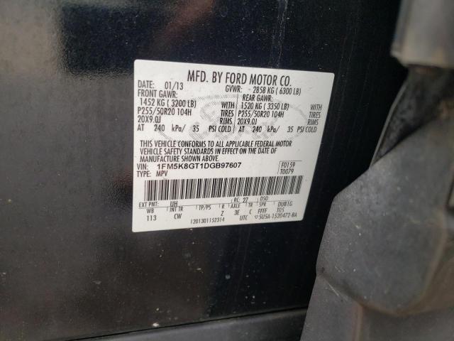 Photo 14 from auction – 2013 FORD EXPLORER S with VIN 1FM5K8GT1DGB97607
