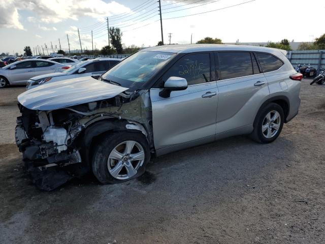 TOYOTA HIGHLANDER 2020 with VIN 5TDCZRAHXLS015943 - Photo from auction