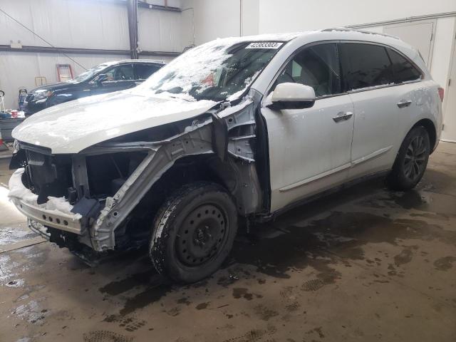 ACURA MDX TECHNO 2015 with VIN 5FRYD4H48FB026070 - Photo from auction