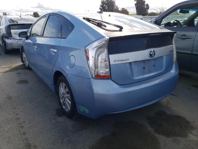 Photo 2 from auction – 2012 TOYOTA PRIUS PLUG with VIN JTDKN3DP4C3008172