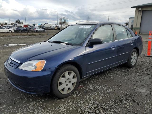 HONDA CIVIC EX 2001 with VIN JHMES26701S004652 - Photo from auction