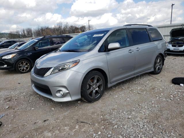 TOYOTA SIENNA SE 2017 with VIN 5TDXZ3DC5HS836342 - Photo from auction