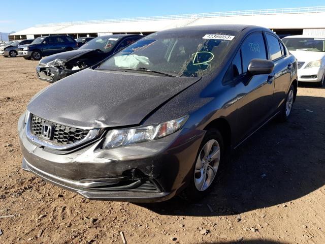 HONDA CIVIC LX 2014 with VIN 19XFB2F53EE026237 - Photo from auction