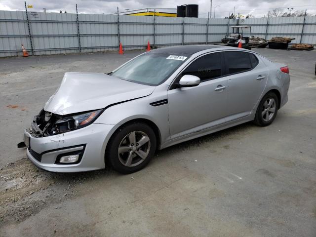 KIA OPTIMA LX 2015 with VIN 5XXGM4A77FG401350 - Photo from auction