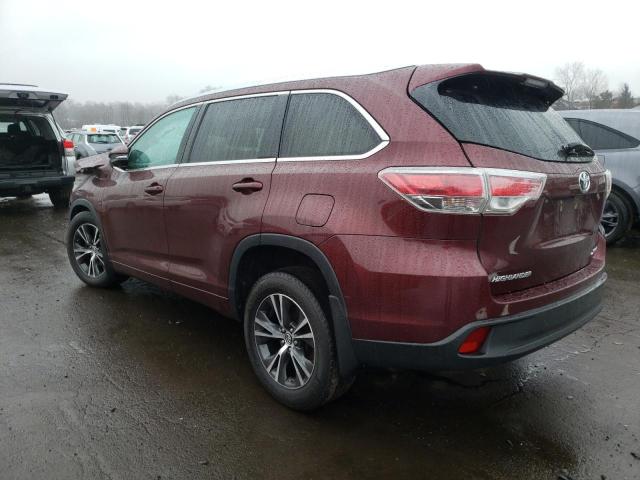 Photo 2 from auction – 2016 TOYOTA HIGHLANDER with VIN 5TDJKRFH2GS351435