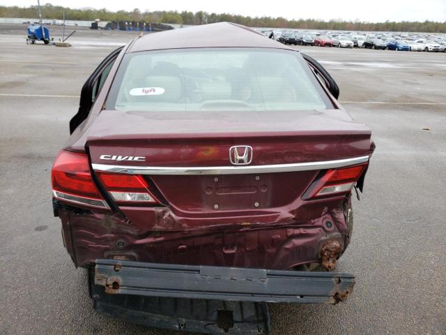 Photo 6 from auction – 2014 HONDA CIVIC LX with VIN 19XFB2F54EE260774